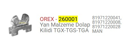 YAN DOLAP KILIDI MAN TGA TGS TGX
